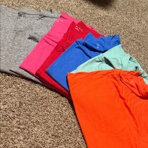 Lot of 7 Ava & Viv short sleeve v-neck Ts (2X) - EUC!